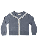 Sailor Cardigan - Marine