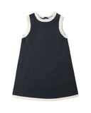 Crochet Tank Mini Dress - Navy