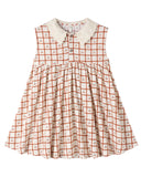 Collared Babydoll Dress - Cherry Check, Girls