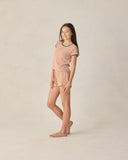 Pointelle Shorts - Poppy Stripe, Teen