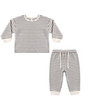 Cozy Set - Slate Stripe