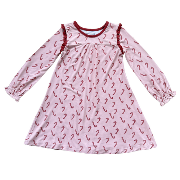 Girl's Night Gown - Candy Cane