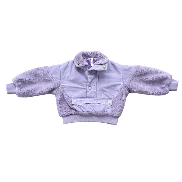 Sherpa Pullover - Lavender Fog