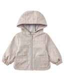 Rain Coat - Blue Plaid