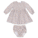 Hazel Floral - Caitlyn Smocked Bodice Dress And Bloomer