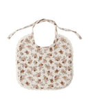 Woven Tie Bib - Bloom