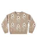 Aspen Sweater - Fawn Flower