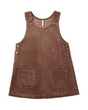 Odette Overall Dress - Mulberry