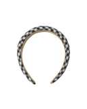 Padded Headband - Black Check