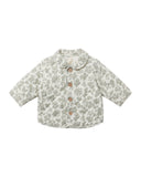 Quilted Jacket - Green Floral