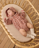 Woven Ruffle Bonnet - Holiday Fleur