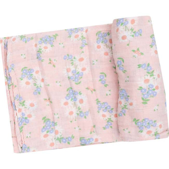 Swaddle Blanket - Gathering Daisies