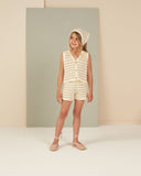Knit Shorts - Sand Stripe