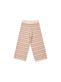 Knit Wide Leg Pant - Honeycomb Stripe