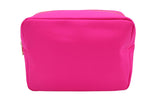 Large Nylon Pouch - Fluorescent Pink