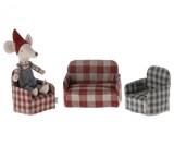 Chair, Mouse - Plaid