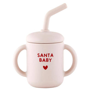 Silicone Sippy Cup - Santa Baby