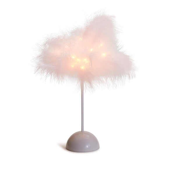 Pink Feather Light-Up Lamp