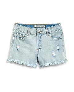Brittany 5 Pocket Fray Shorts with Destruction