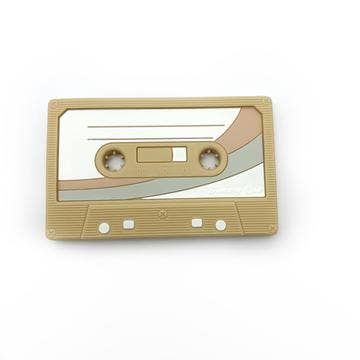 Cassette Tape Teether - Oatmeal