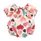 Baby Girls Lexi Bubble - Vintage Hearts