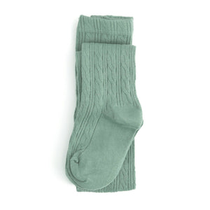 Spearmint Cable Knit Tights lol