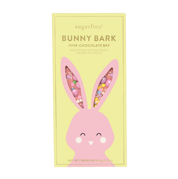 Bunny Bark Pink Chocolate Bar