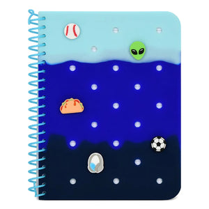Ocean Waves Charmed Journal - Includes 5 charms