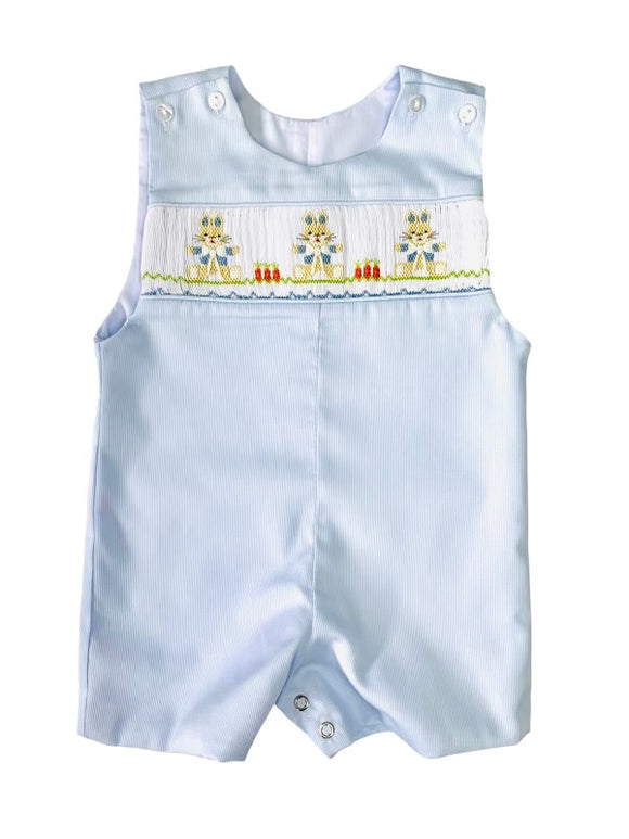 Smocked Short Overall
