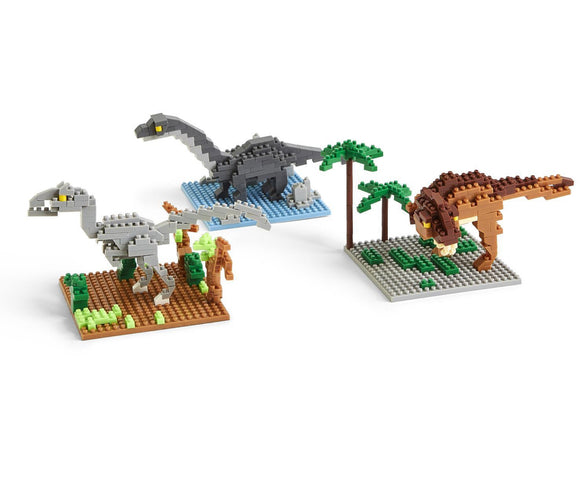 Dinosaur Micro Building Blocks in Storage Case - Choose Design